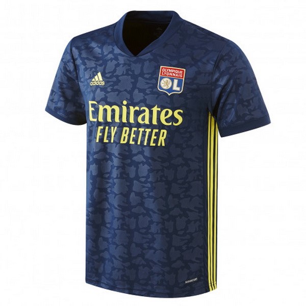 Camiseta Lyon Replica Tercera Ropa 2020/21 Azul